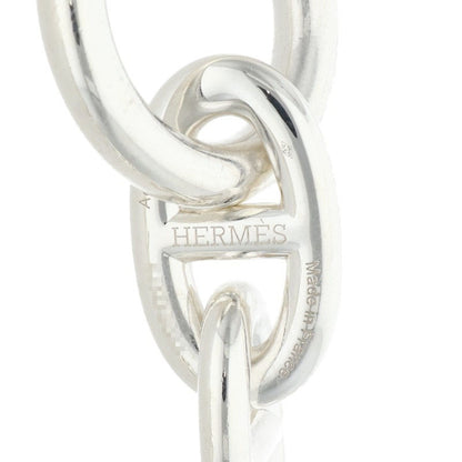 HERMES Chaine d'Ancre TGM Silver Bracelet Size 12LINK