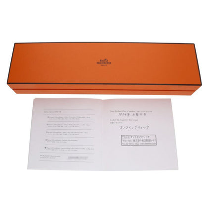 HERMES Chaine d'Ancre TGM Silver Bracelet Size 12LINK