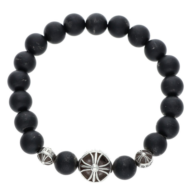 Chrome Hearts 8mm Bead Elastic Bracelet Size ONE SIZE