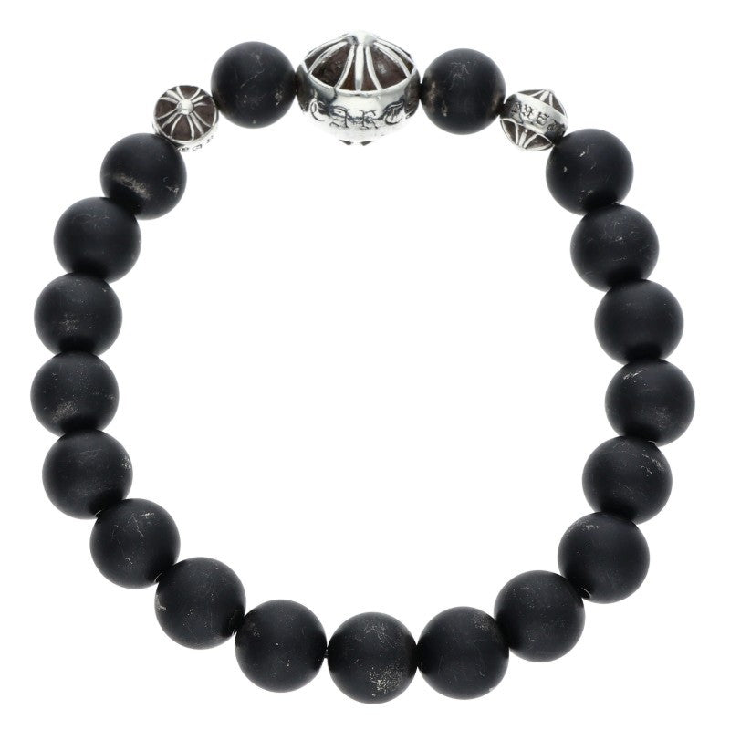 Chrome Hearts 8mm Bead Elastic Bracelet Size ONE SIZE