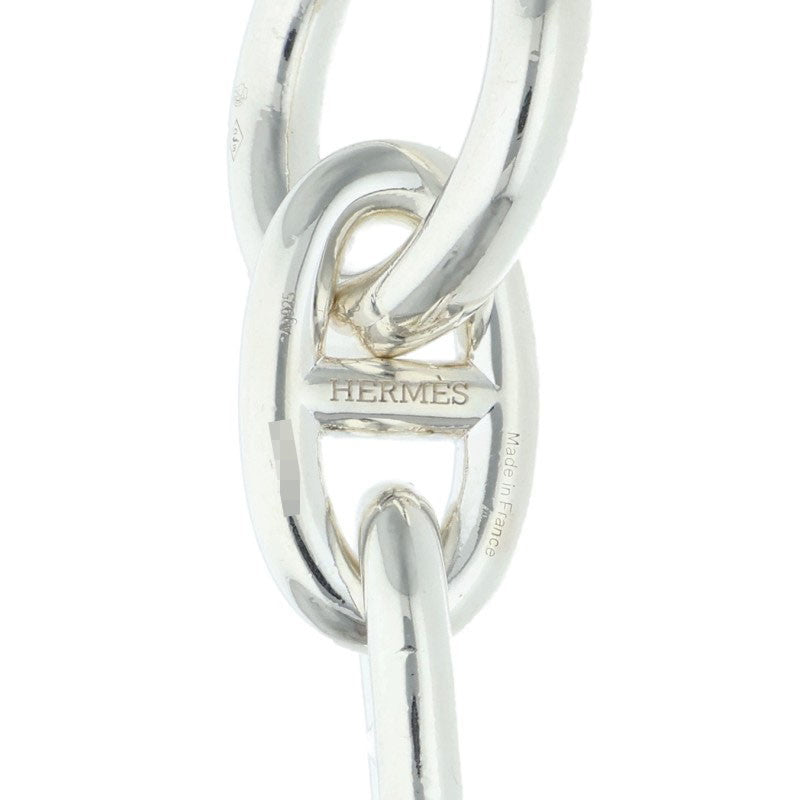 HERMES Chaine d'Ancre TGM Silver Bracelet Size 11LINK