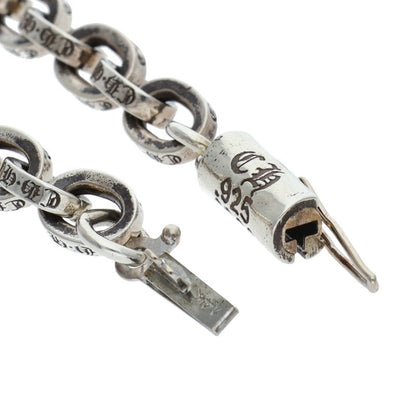 Chrome Hearts Paper Chain Silver Bracelet Size 7INCH