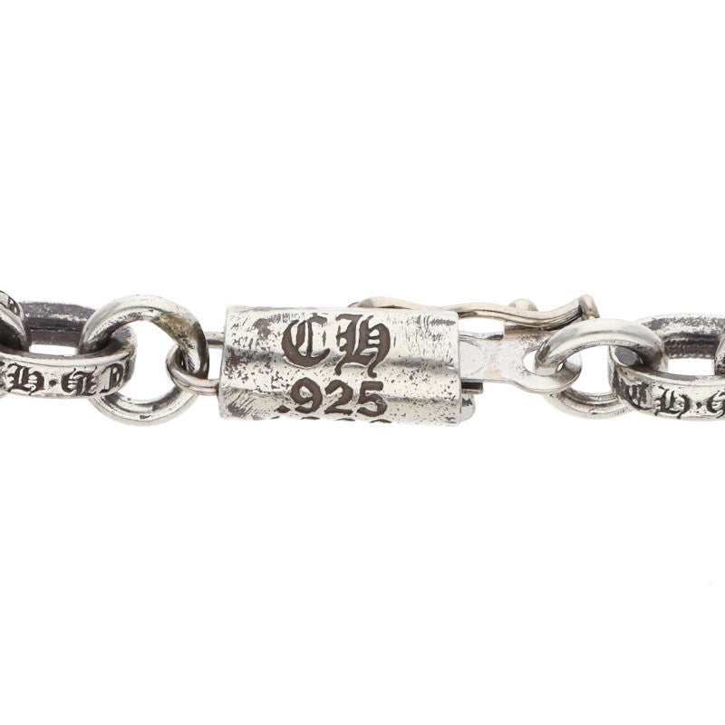 Chrome Hearts Paper Chain Silver Bracelet Size 7INCH