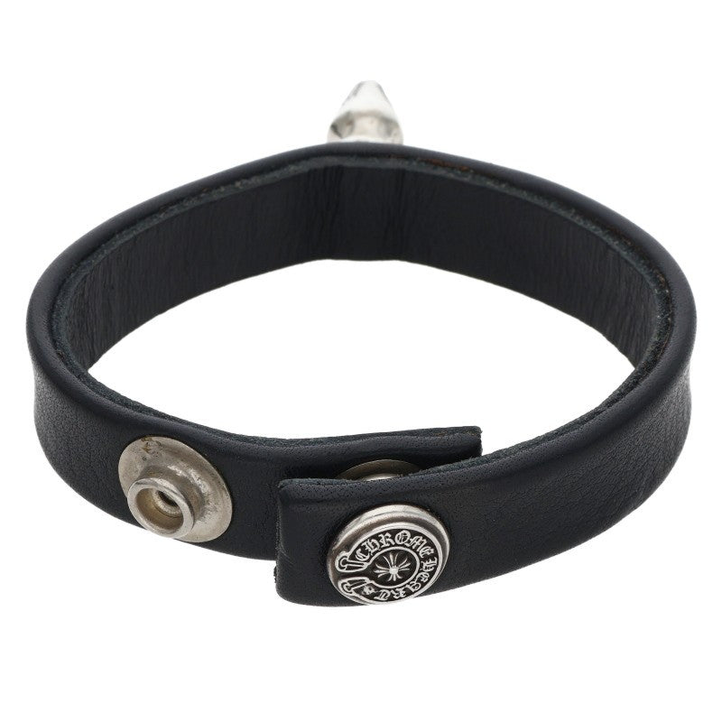 Chrome Hearts Single Spike Leather Bracelet Size ONE SIZE