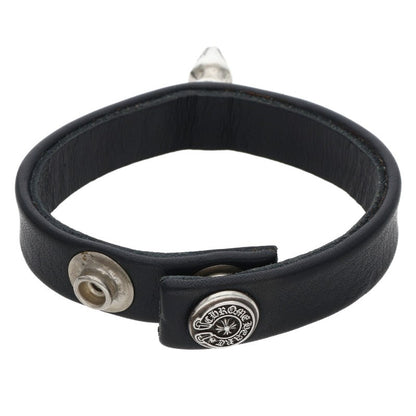 Chrome Hearts Single Spike Leather Bracelet Size ONE SIZE