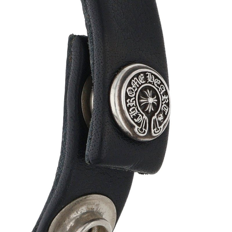Chrome Hearts Single Spike Leather Bracelet Size ONE SIZE