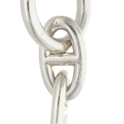HERMES Chaine d'Ancre GM Silver Bracelet Size 12LINK