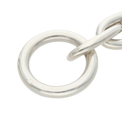 HERMES Chaine d'Ancre GM Silver Bracelet Size 12LINK