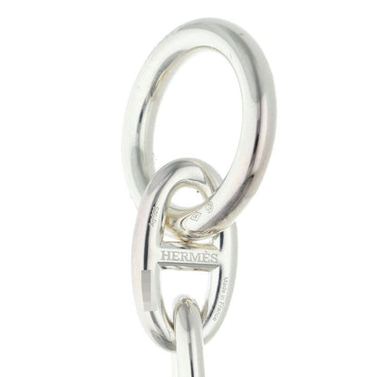 HERMES Chaine d'Ancre GM Silver Bracelet 925 Size 14LINK