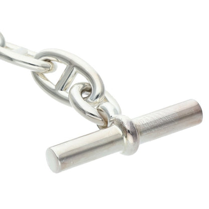 HERMES Chaine d'Ancre GM Silver Bracelet 925 Size 14LINK