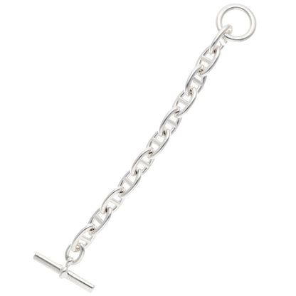 HERMES Chaine d'Ancre TGM Silver Bracelet Size 11LINK