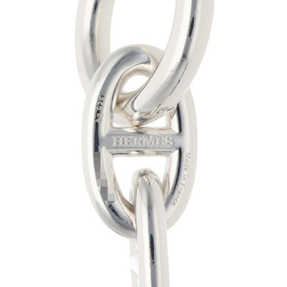 HERMES Chaine d'Ancre TGM Silver Bracelet Size 11LINK