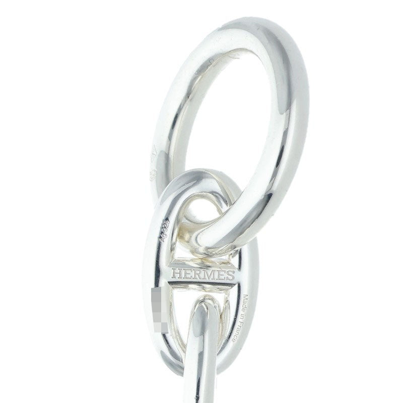 HERMES Chaine d'Ancre GM Silver Bracelet Size 12LINK