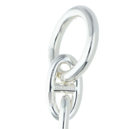 HERMES Chaine d'Ancre GM Silver Bracelet Size 12LINK