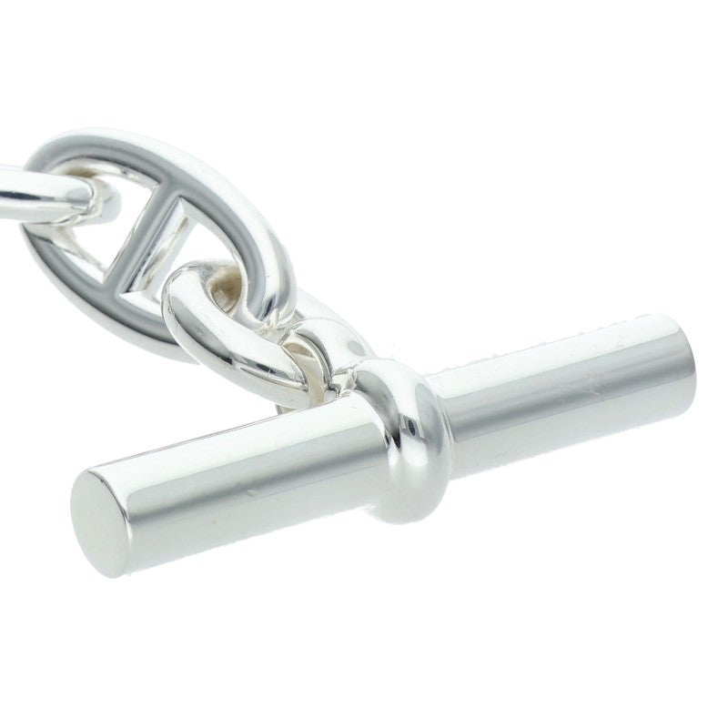 HERMES Chaine d'Ancre GM Silver Bracelet Size 12LINK