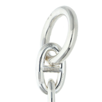 HERMES Chaine d'Ancre TGM Silver Bracelet Size 11LINK