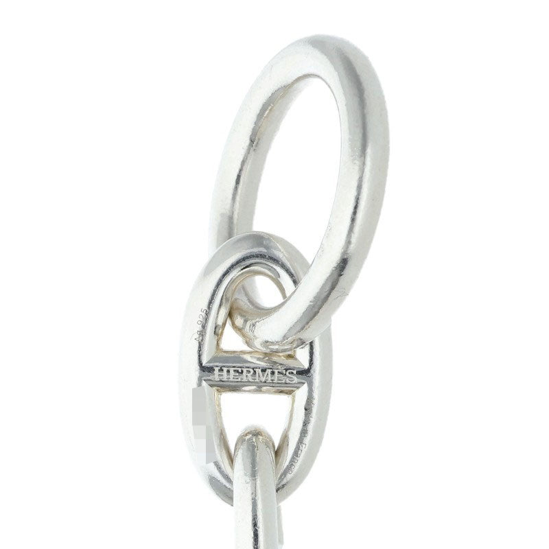 HERMES Chaine d'Ancre GM Silver Bracelet Size 13LINK