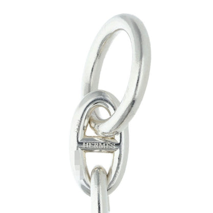 HERMES Chaine d'Ancre GM Silver Bracelet Size 13LINK
