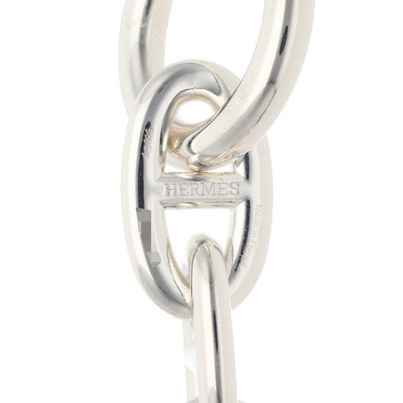HERMES Chaine d'Ancre TGM Silver Bracelet Size 11LINK