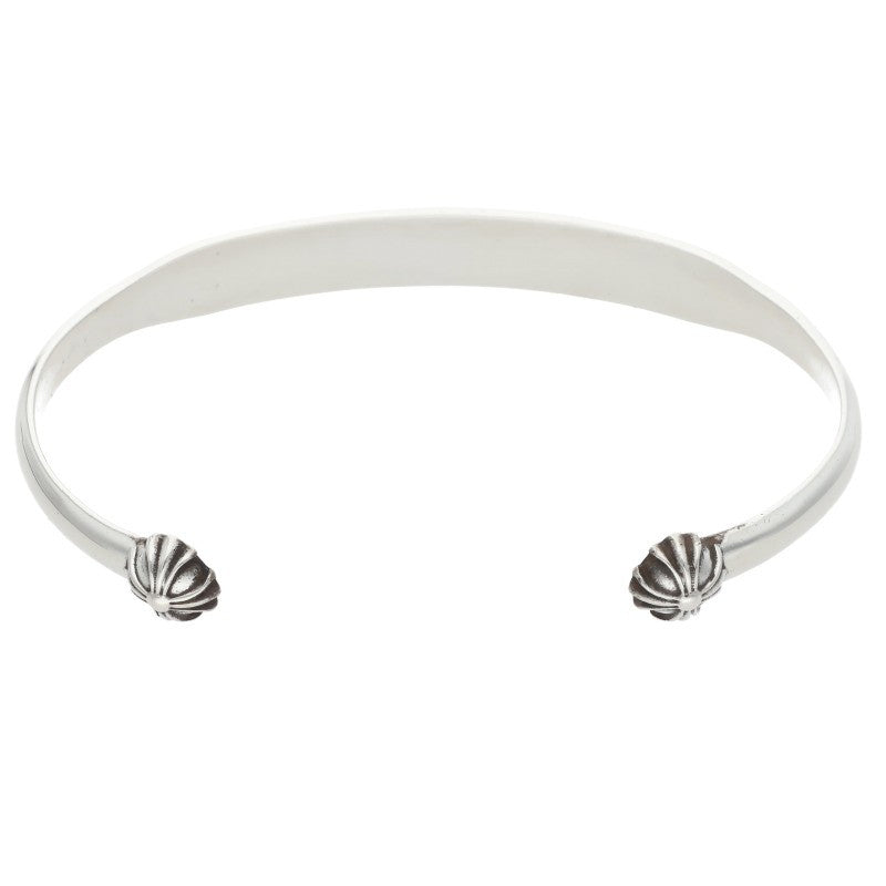 Chrome Hearts Flat CH Silver Bangle Bracelet Size ONE SIZE