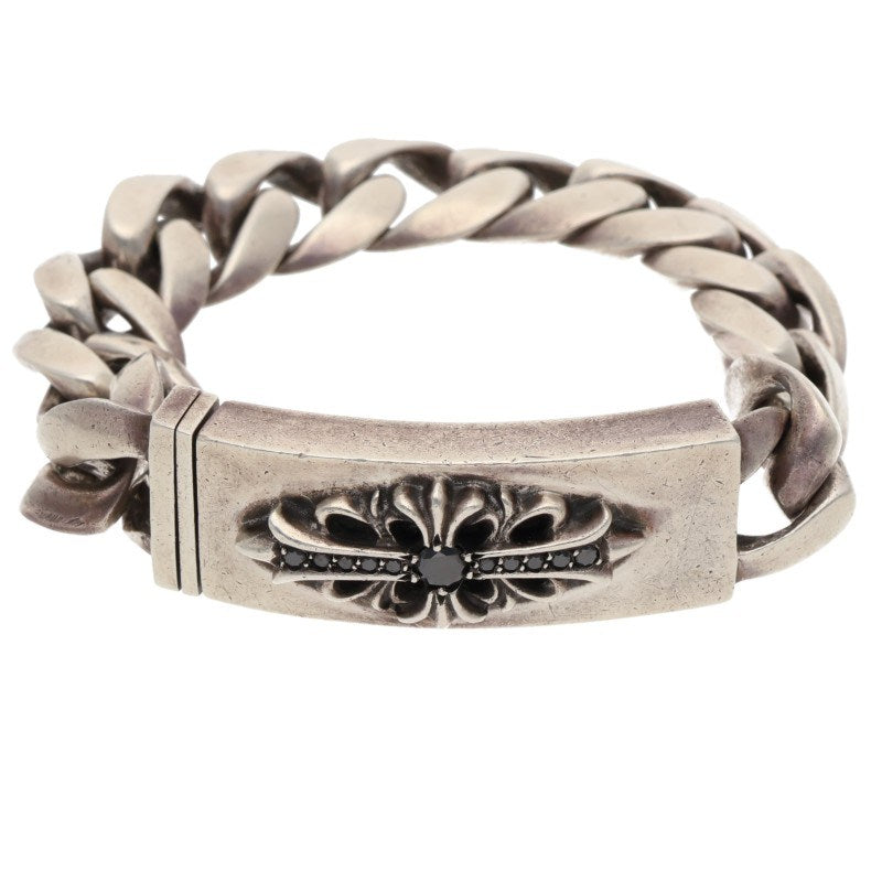 Chrome Hearts Floral ID Classic Diamond Bracelet Size 13LINK