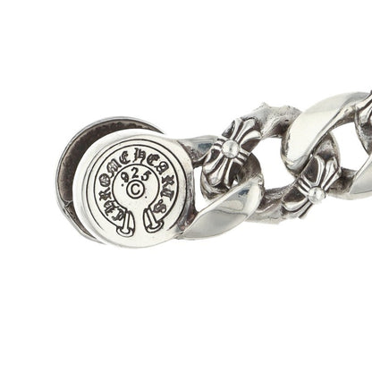 Chrome Hearts FNCY CHN LNK Silver Bracelet Size 13LINK