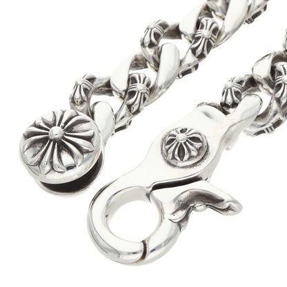 Chrome Hearts FNCY CHN LNK Silver Bracelet Size 13LINK