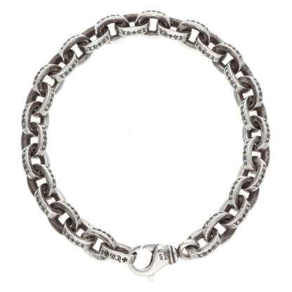 Chrome Hearts Large Paper Chain Silver Bracelet Size 8INCH