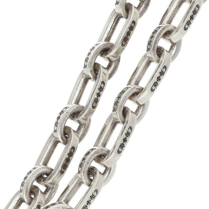 Chrome Hearts Silver PAPER E CHAIN Bracelet Size 10INCH