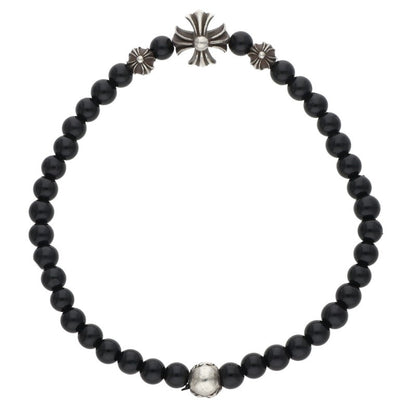 Chrome Hearts Black Tourmaline Bead Bracelet Size ONE SIZE
