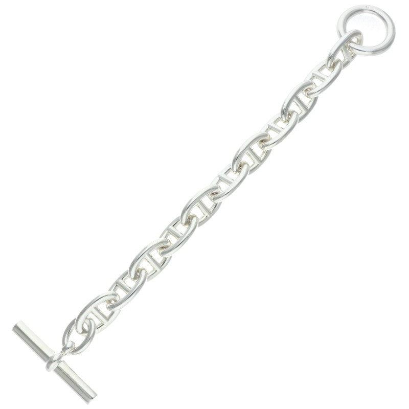 HERMES Silver Chaine d'Ancre TGM Bracelet Size 11LINK