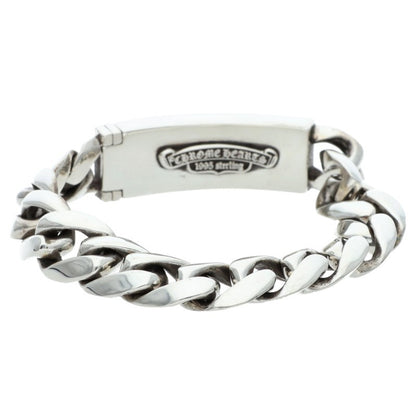 Chrome Hearts ID Floral Heart Link Bracelet Size 13LINK