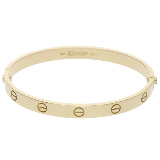 Cartier K18YG LOVE BRACELET (Old Model) Size 18
