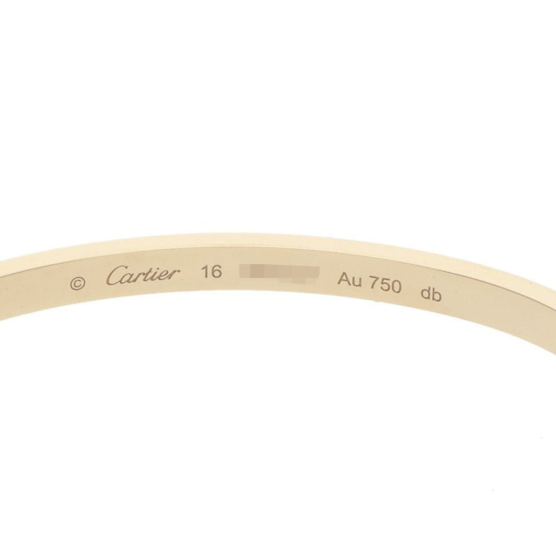 Cartier 18KYG Small Love Bracelet Size 16