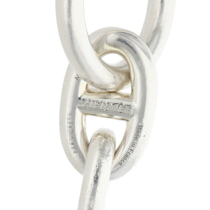 HERMES Chaine d'Ancre MM Silver Bracelet Size 16LINK