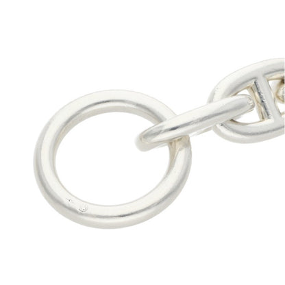 HERMES Chaine d'Ancre MM Silver Bracelet Size 16LINK