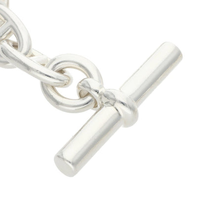 HERMES Chaine d'Ancre MM Silver Bracelet Size 16LINK