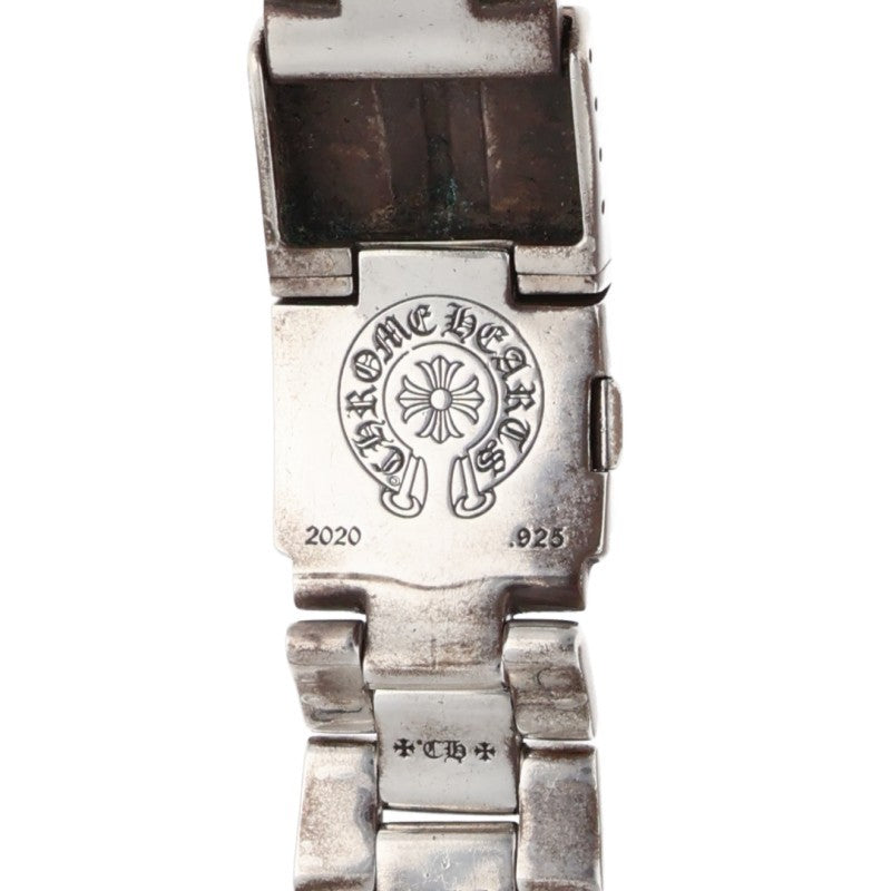 Chrome Hearts FLAT APL CH PLS Silver Bracelet Size 44MM