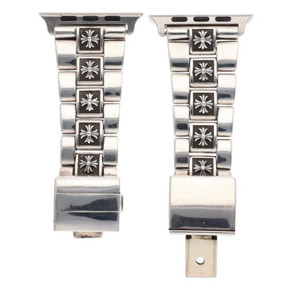 Chrome Hearts FLAT APL CH PLS Silver Bracelet Size 44MM
