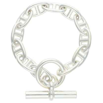 HERMES Silver Chaine d'Ancre GM Bracelet Size 12LINK