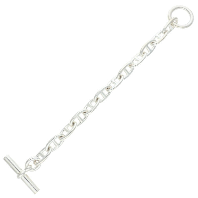 HERMES Silver Chaine d'Ancre GM Bracelet Size 12LINK