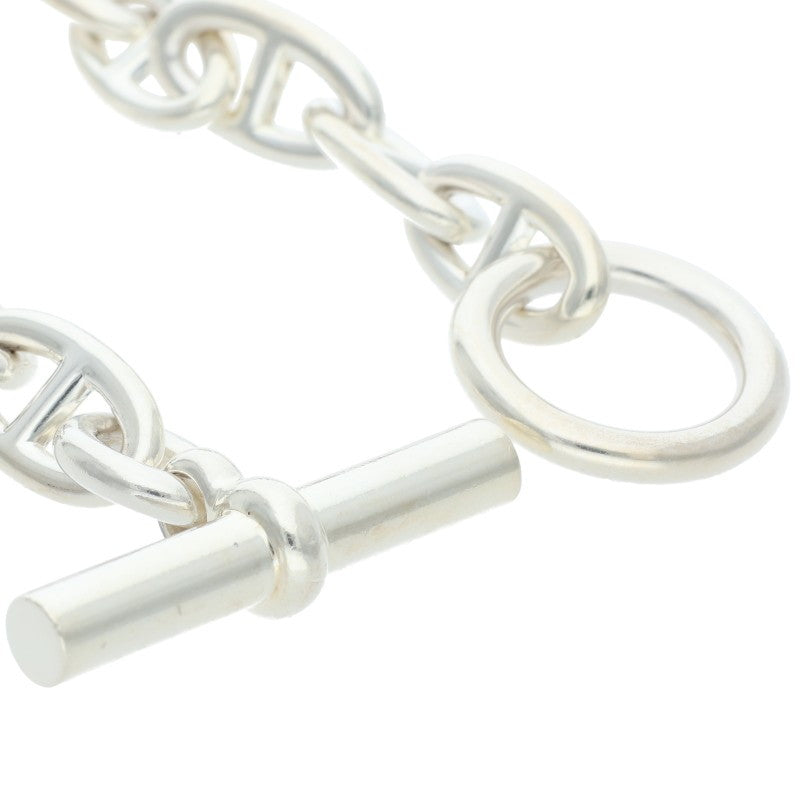 HERMES Silver Chaine d'Ancre GM Bracelet Size 12LINK