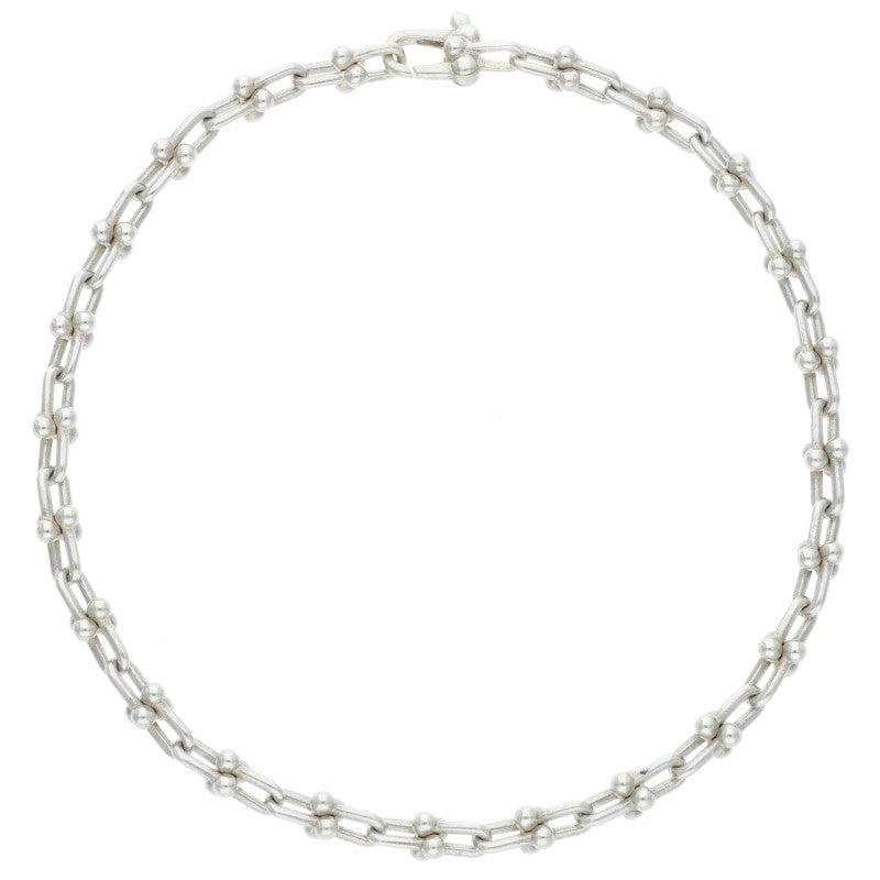 TIFFANY&Co. Silver HardWear Micro Link Bracelet Size L