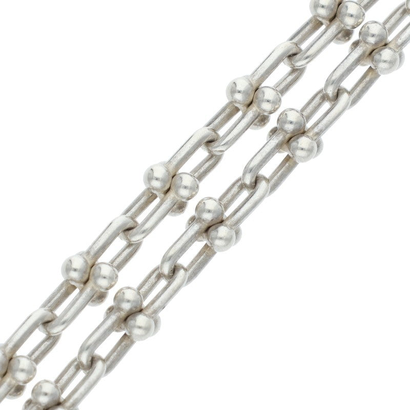 TIFFANY&Co. Silver HardWear Micro Link Bracelet Size L