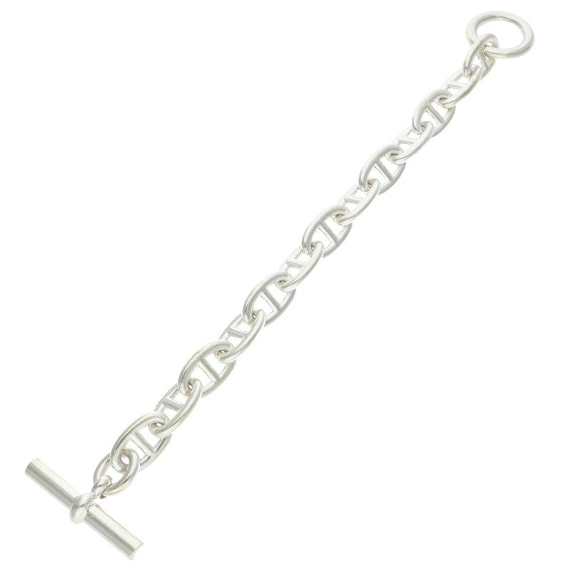 HERMES Silver Chaine d'Ancre TGM Bracelet Size 13LINK