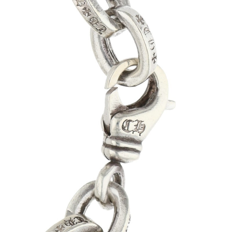 Chrome Hearts Silver LARGE PAPER CHN Bracelet Size 7INCH