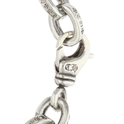 Chrome Hearts Silver LARGE PAPER CHN Bracelet Size 7INCH