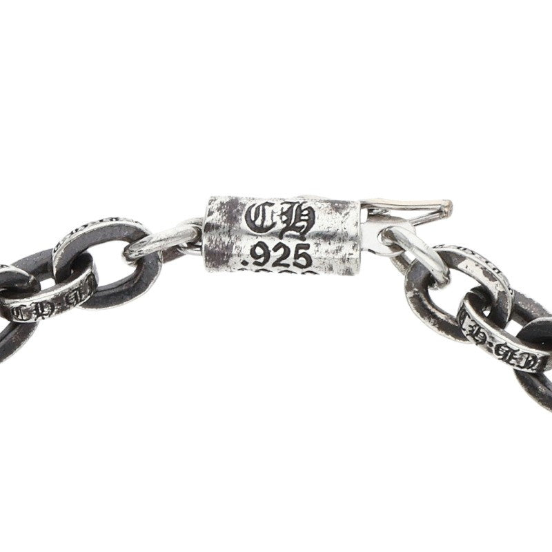 Chrome Hearts Silver PAPER CHAIN Bracelet Size 7INCH