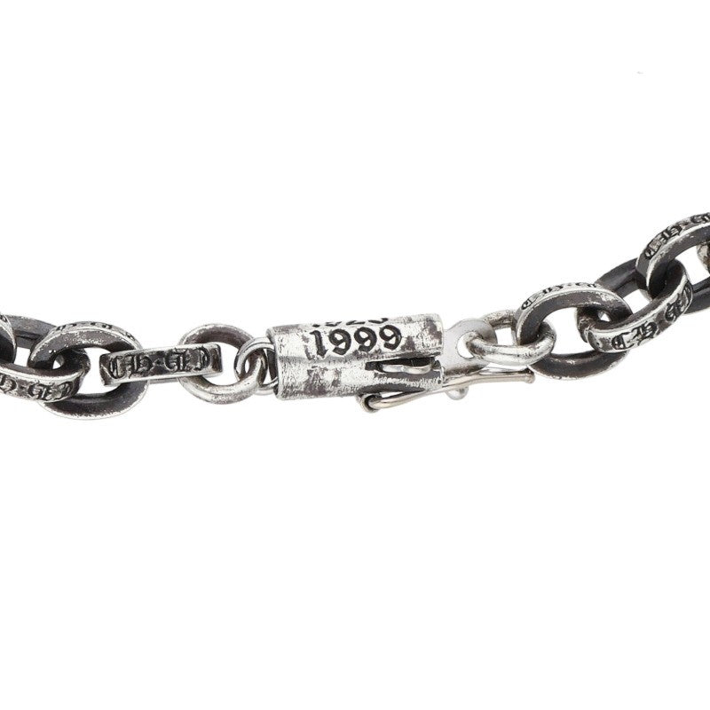 Chrome Hearts Silver PAPER CHAIN Bracelet Size 7INCH