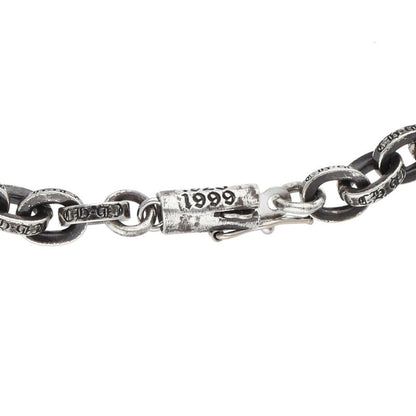 Chrome Hearts Silver PAPER CHAIN Bracelet Size 7INCH